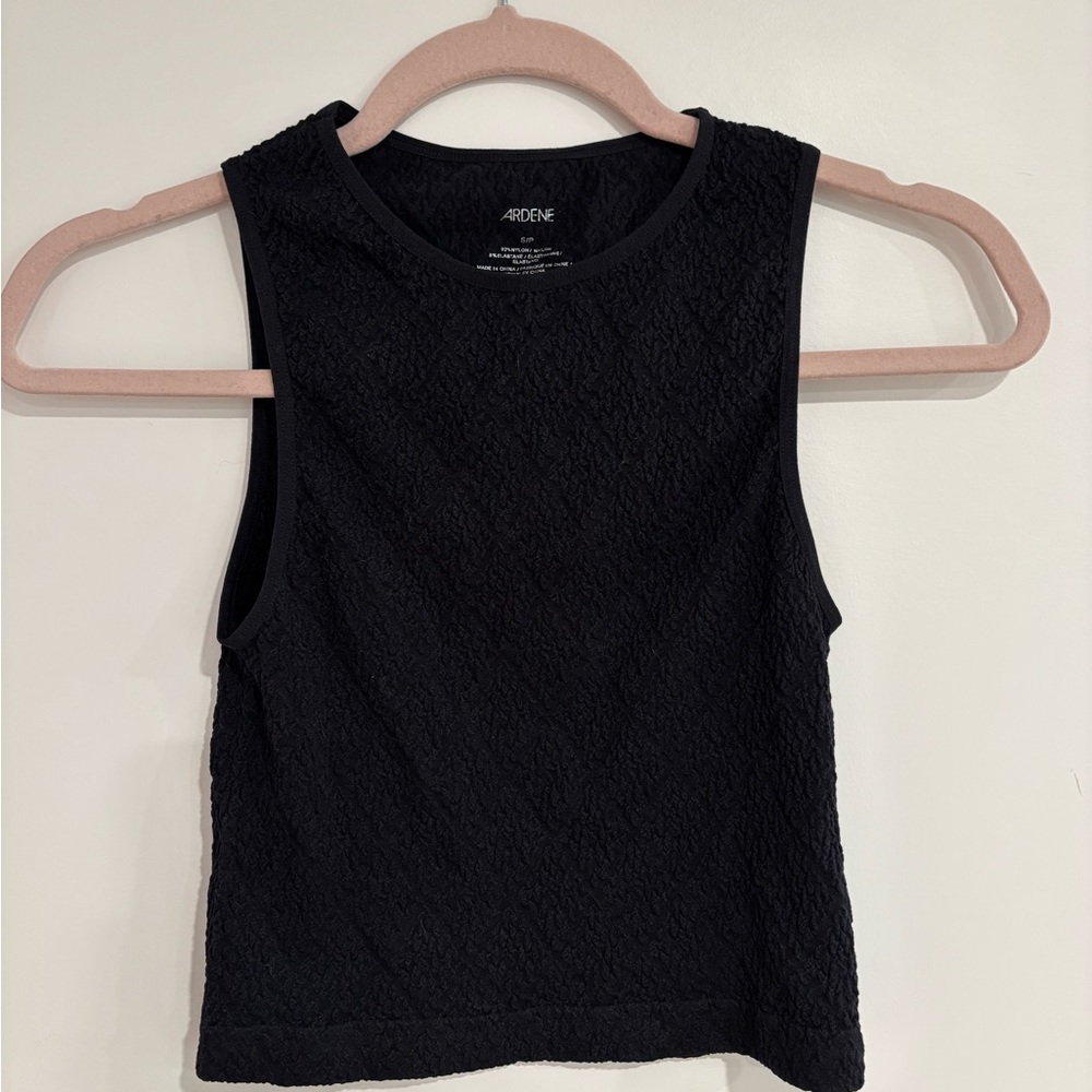 Ardene Black Textured Tank